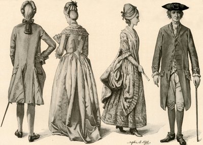 Vêtements sous le règne de George III, 1760-1776 - Sophie B. Steel