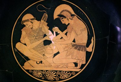 Peinture de vase grecque d
