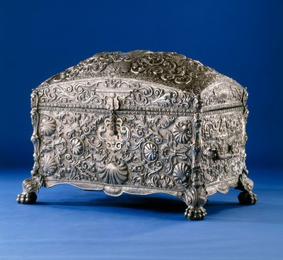 Un important coffre en argent colonial espagnol, vers 1800 - South American School