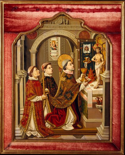 La Messe de Saint Grégoire - Spanish Painter