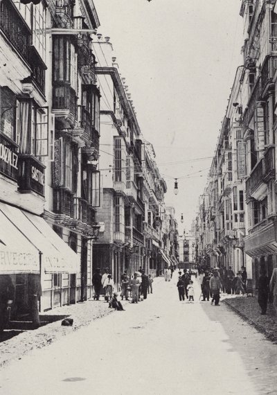 Cadix : Calle Ancha (photo n/b) - Spanish Photographer