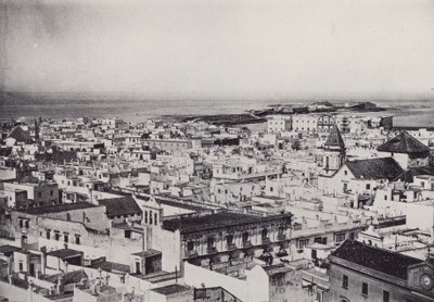 Cadix : Vue générale depuis la tour de Tavira (photo n/b) - Spanish Photographer
