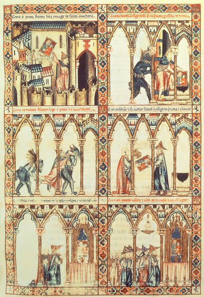 Cantiga 34, illustration des "Cantigas de Santa Maria" sous la direction d