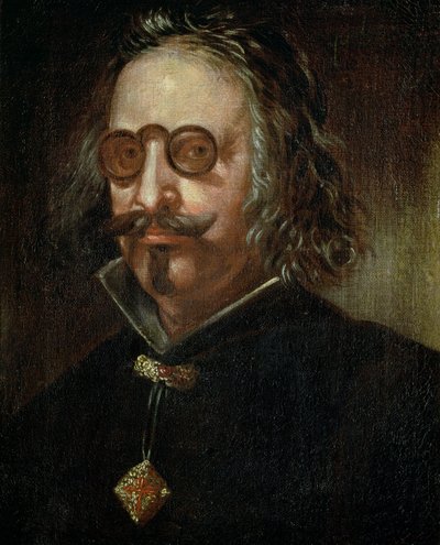 Portrait de Francisco de Quevedo y Villegas (1580-1645) - Spanish School