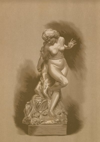 Andromède exposée pour être dévorée par le monstre - Spanish School