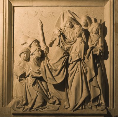 Bas-relief de Saint Idelfonso recevant sa chasuble, intérieur de la La Mezquita, Cordoue, 1507 - Spanish School