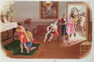 Toreros priant dans la chapelle avant le combat, c.1900 - Spanish School
