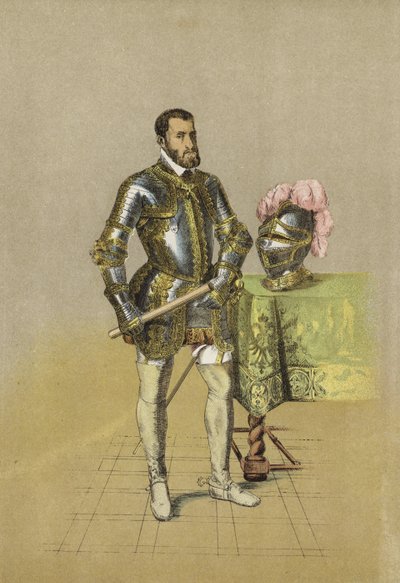 Charles V, empereur romain germanique - Spanish School