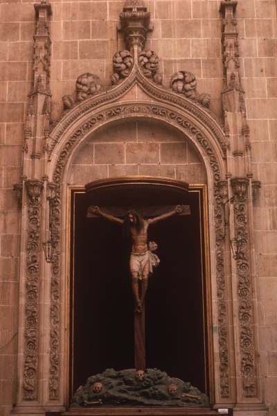 Christ en croix - Spanish School