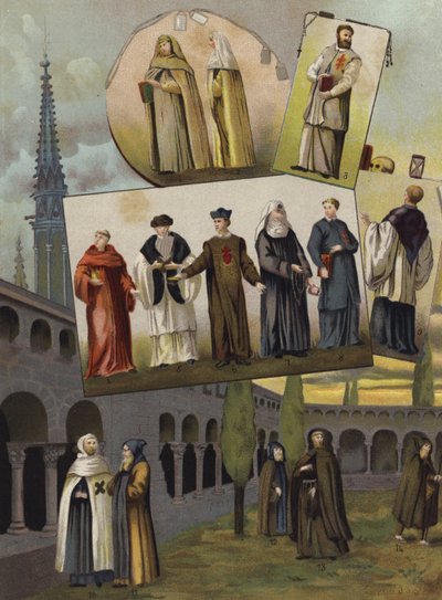Ordres religieux chrétiens, 1500-1600 - Spanish School
