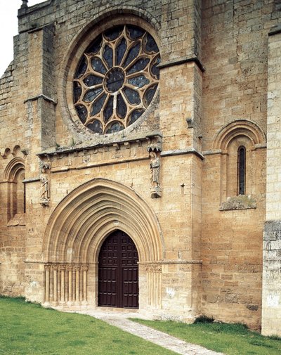 Collégiale de Santa María del Manzano, Castrojeriz, Burgos, Espagne - Spanish School