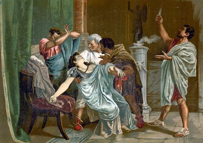 Mort de Lucrèce - Spanish School