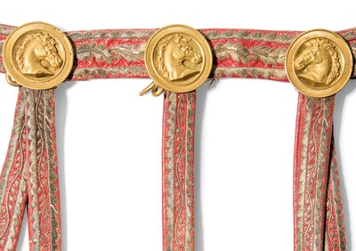 Détail de la sabretache de Joseph-Napoléon Bonaparte, roi d