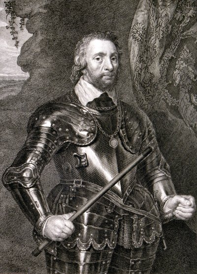 Don Alonso Perez de Guzman el Bueno (gravure) - Spanish School