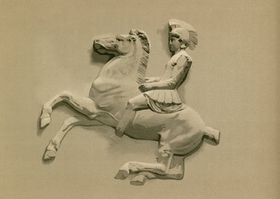 Fragment de la frise du Parthénon - Spanish School