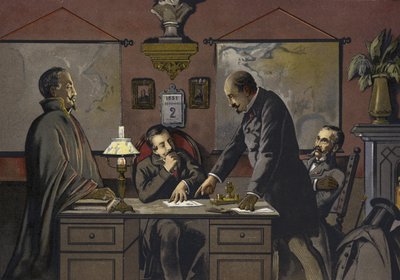 France - la nuit du 2 décembre 1851 - Spanish School