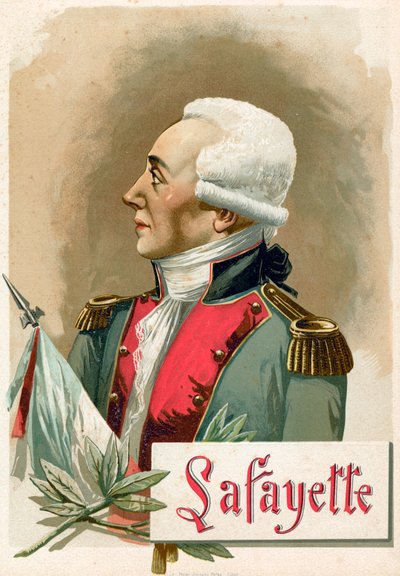 Gilbert du Motier, marquis de Lafayette - Spanish School