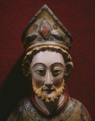 Tête de Saint Pierre, fin du 13ème siècle-début du 14ème siècle - Spanish School