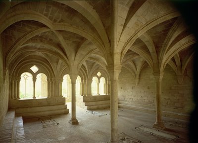 Intérieur de la salle capitulaire, 12e-13e siècle - Spanish School