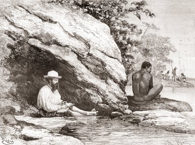 Jules Crevaux, lors de son exploration de la Guyane française en 1878, à l