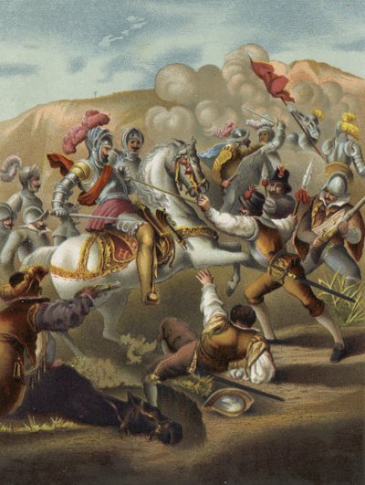 Le roi Louis XII de France à la bataille d