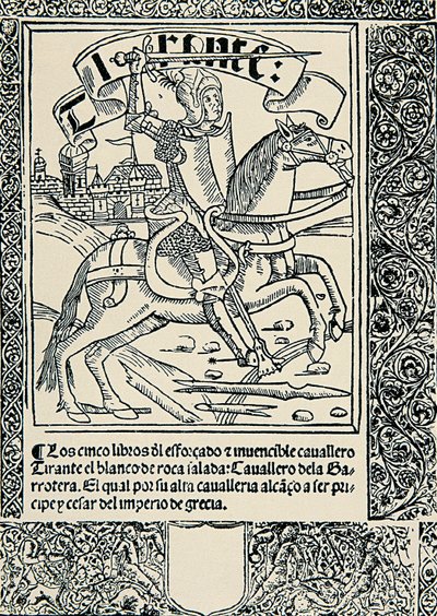 Chevalier sur sa monture, frontispice de l