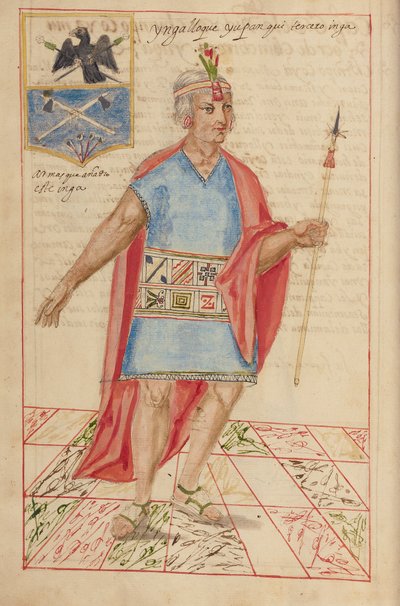 Lloque Yupanqui, 1616 (manuscrit) - Spanish School