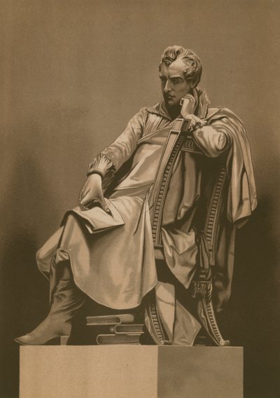 Lord Byron contemplant la liberté des Grecs - Spanish School