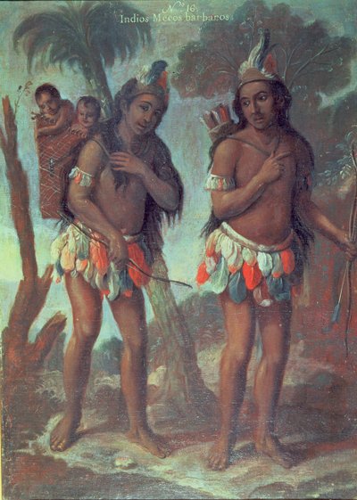 Indiens mexicains sauvages de 