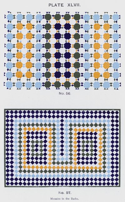 Mosaïques dans les Thermes - Spanish School
