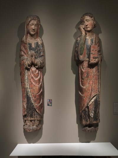 Saint Jean en deuil et Vierge en deuil - Spanish School