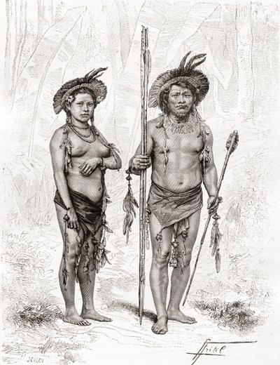 Indiens natifs de Rio Branco, Amérique du Sud - Spanish School
