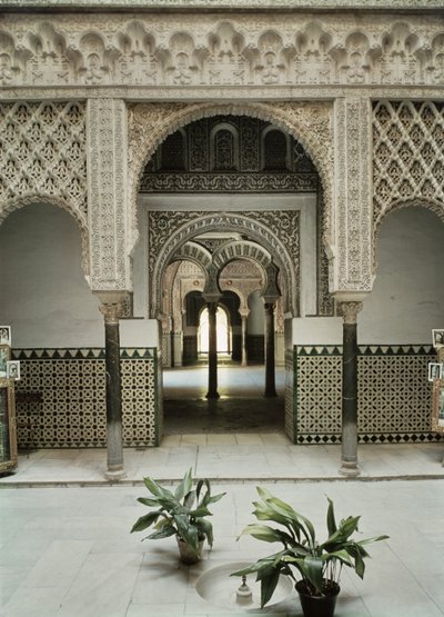Patio de las Muñecas, 12e-14e siècle - Spanish School