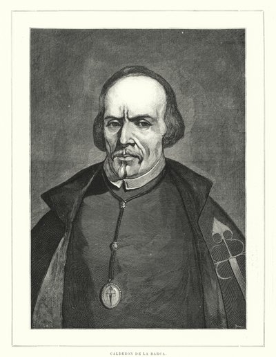 Pedro Calderon de la Barca, soldat, prêtre et auteur espagnol - Spanish School