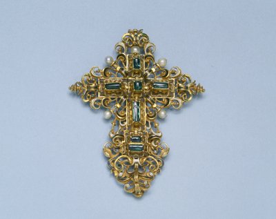Pendentif en forme de croix, 1550-1600 - Spanish School