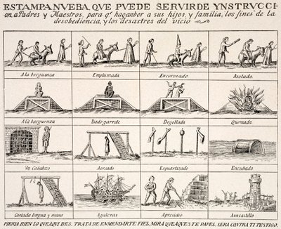 Traité pictural sur la moralité - Spanish School