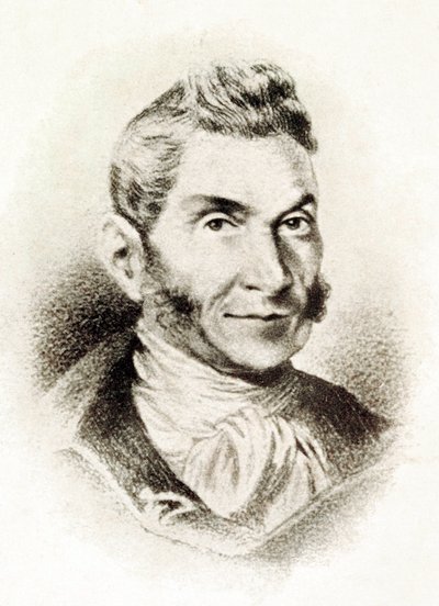 Portrait de Bartolome Jose Gallardo Blanco (1776-1852), intellectuel espagnol, 19ème siècle - Spanish School