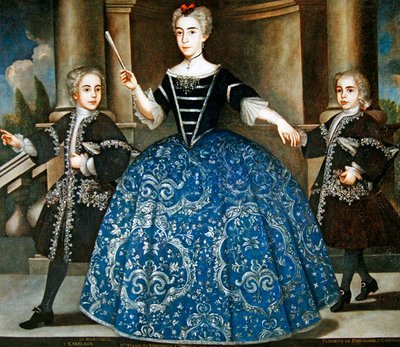 Portrait de Donna Maria de Montaner y Canglada - Spanish School