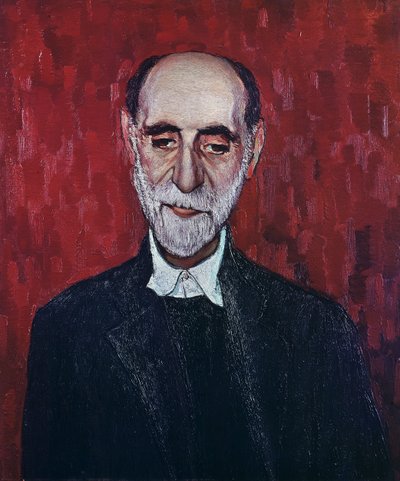 Portrait de Juan Ramon Jimenez - Spanish School