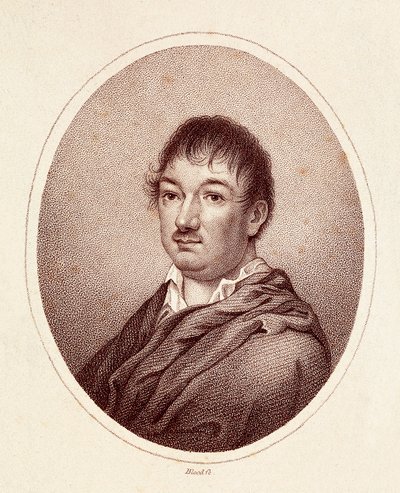 Portrait de Leandro Fernandez de Moratin (1760-1828), écrivain espagnol. Gravure XIXe siècle. Bibliothèque nationale de Madrid - Spanish School