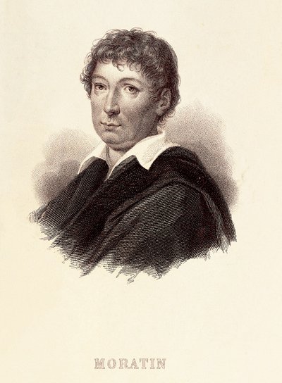 Portrait de Leandro Fernandez de Moratin (1760-1828), écrivain espagnol. Gravure du 19ème siècle. Musée Romantique de Madrid. - Spanish School