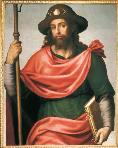 Portrait de Saint Jacques de Compostelle - Spanish School