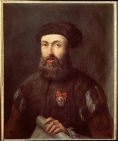 Portrait du navigateur et explorateur portugais Fernand de Magellan - Spanish School