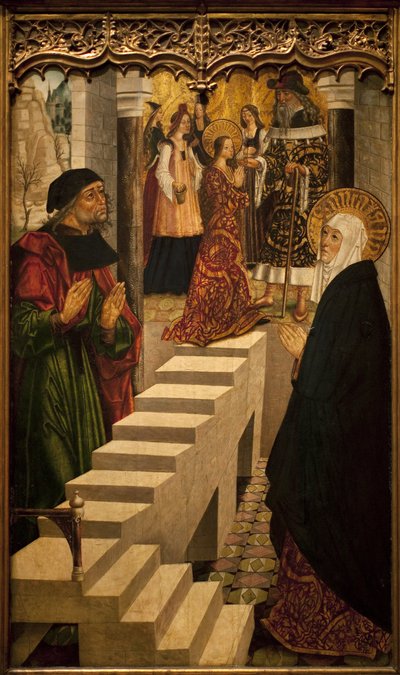 Présentation de la Vierge au temple - Spanish School