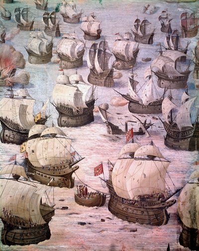 Régate de galions espagnols lors d