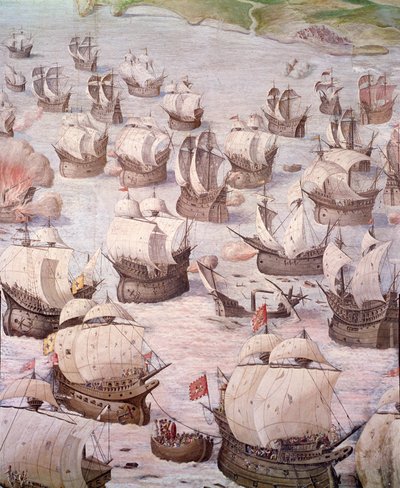 Régate de galions espagnols lors d