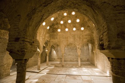 Salle de vapeur dans les bains arabes, Grenade - Spanish School