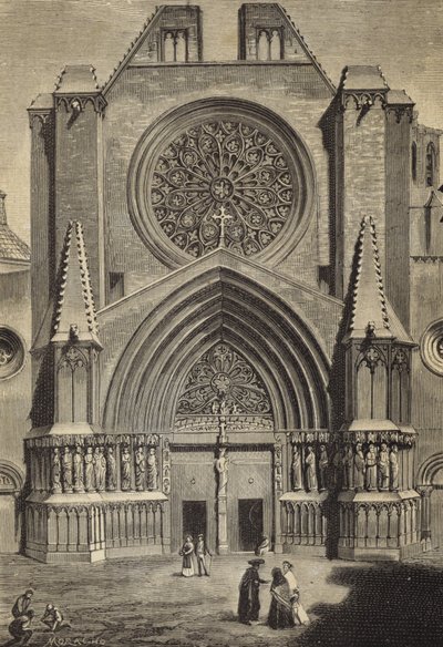 Cathédrale de Tarragone, Espagne - Spanish School