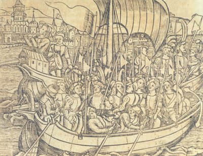 La découverte du Nouveau Monde par Christophe Colomb, illustration de 