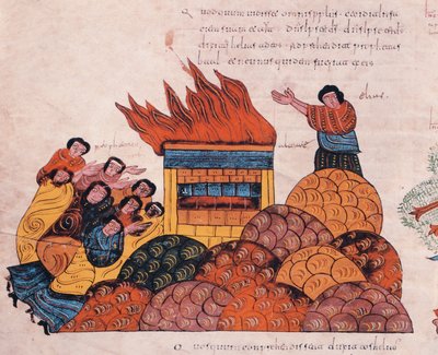Le prophète Élie prie sur le mont Carmel pour que le Dieu d